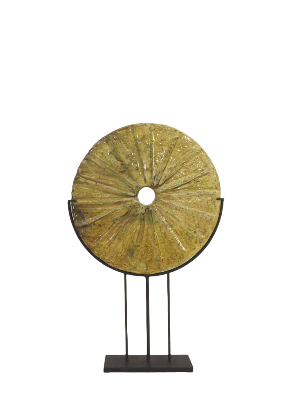 Round Tamegroute decor with metal upholder