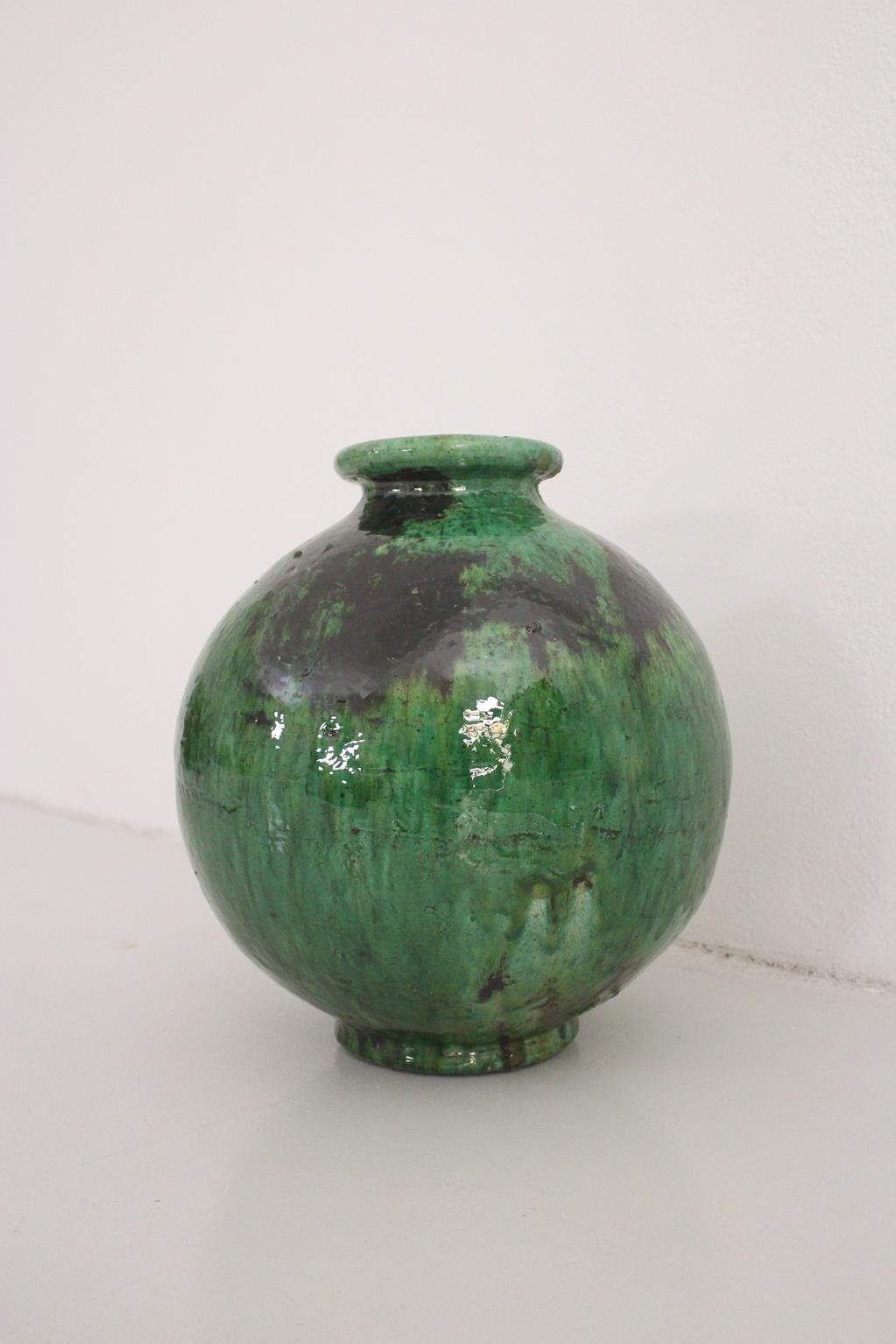 Large Tamegroute ball vase