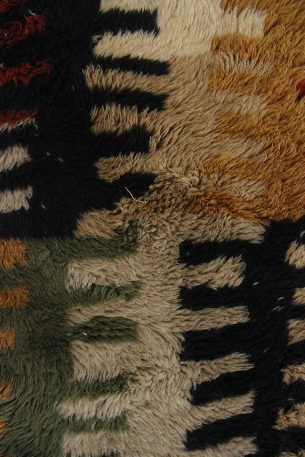 New moroccan runner rug - multicolored - Mrirt - 2.8x9.9feet / 85x302cm